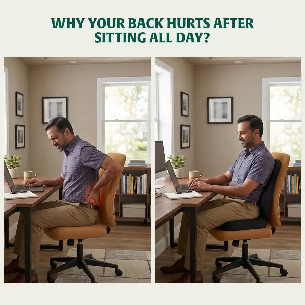Why Your Back Hurts After Sitting All Day?