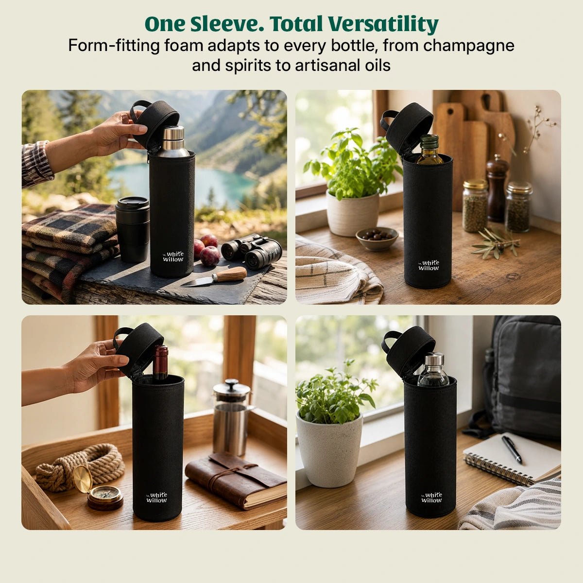 Voyage Bottle Sleeve - The White Willow