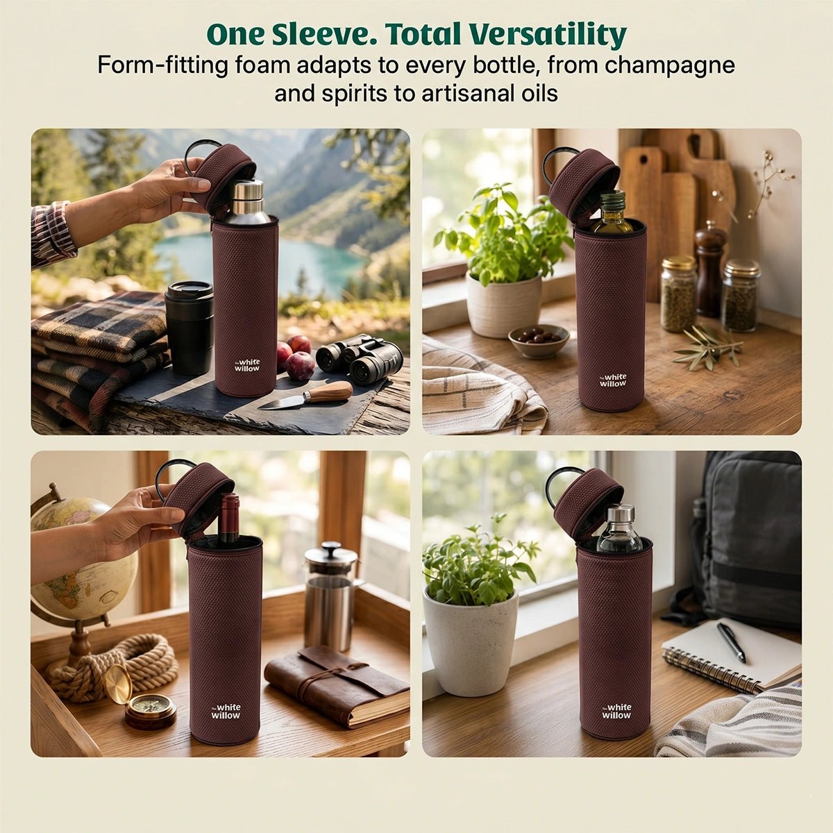 Voyage Bottle Sleeve - The White Willow