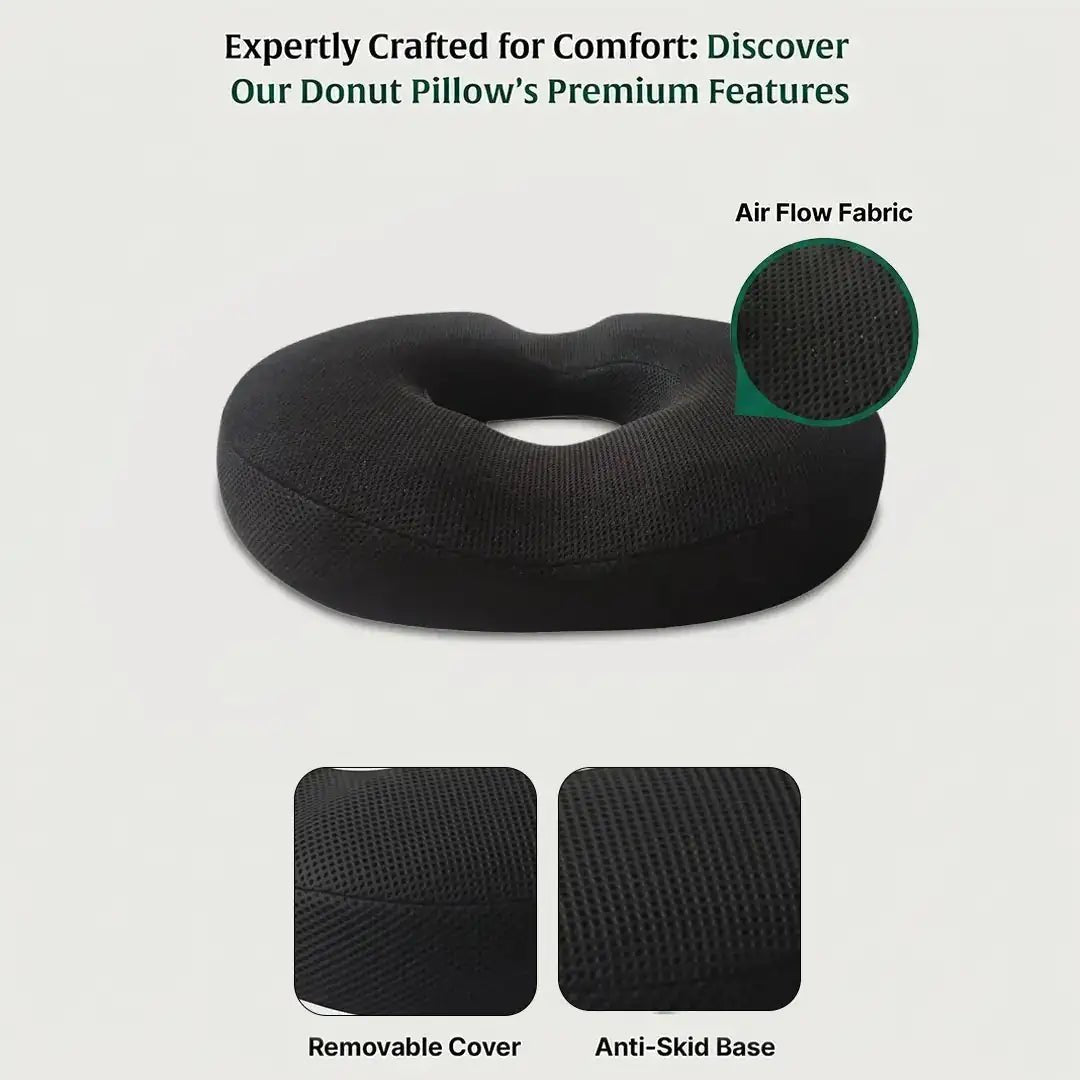 Circle Ease Donut Pillow - Seat Cushion - The White Willow