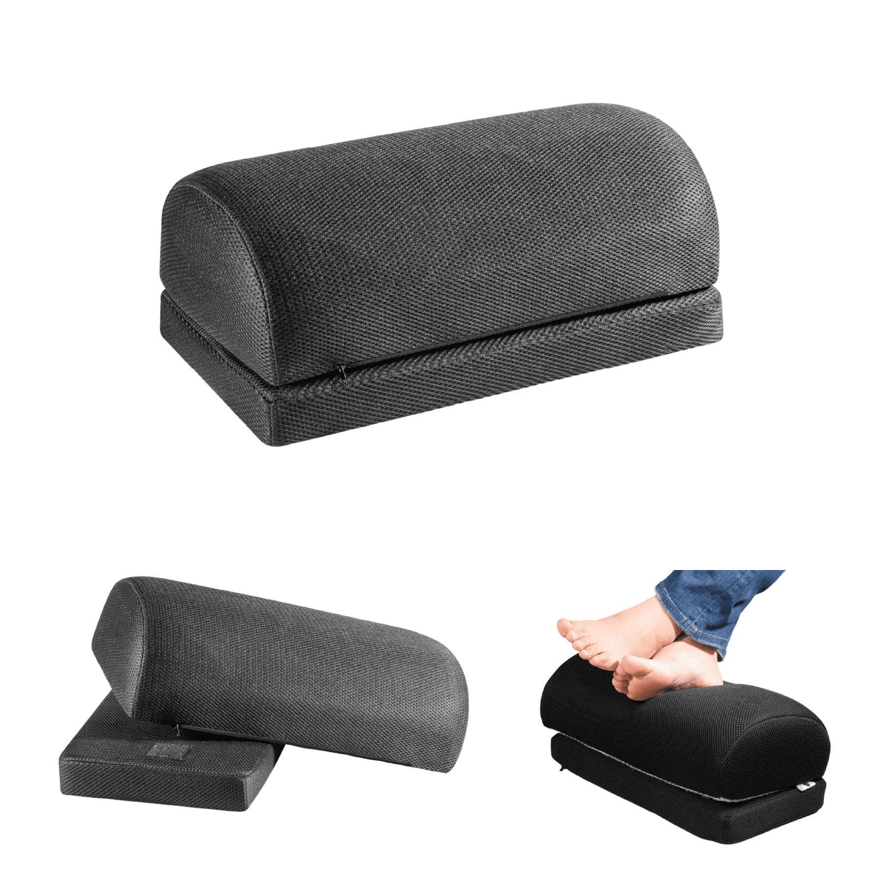 BeatriX - High Resilience (HR) Foam Foot Rest Cushion for Feet & leg Support - Firm Support The White Willow 