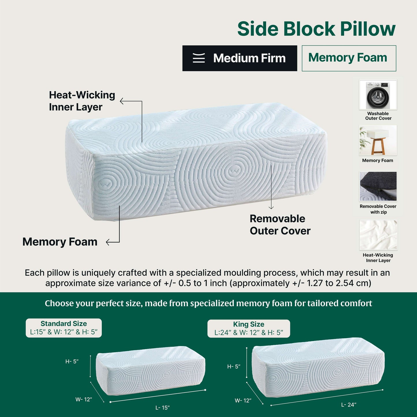 Side Sleeper Pro Pillows