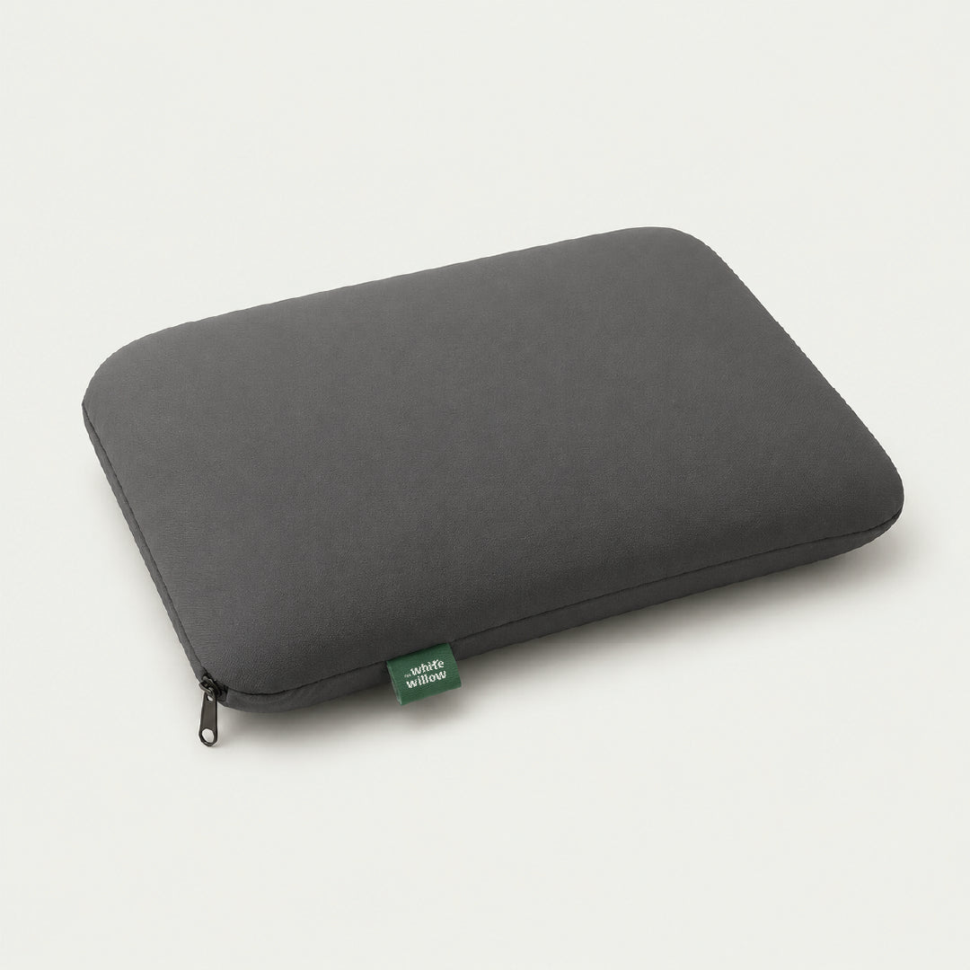 WanderEase Memory Foam Camping Pillow - Grey - Travel Pillow-The White Willow