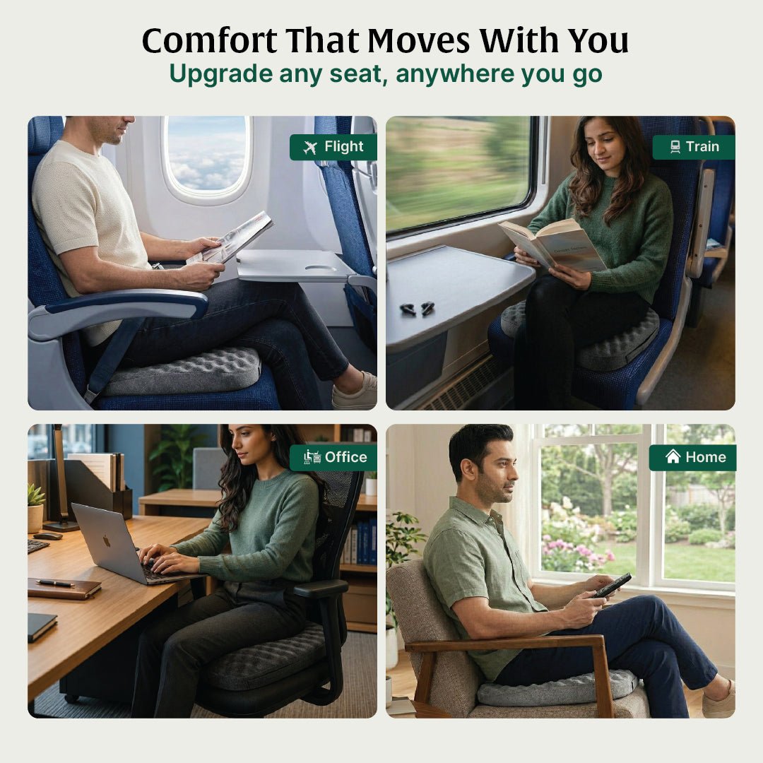 TravelEase Travel Seat Cushion - The White Willow