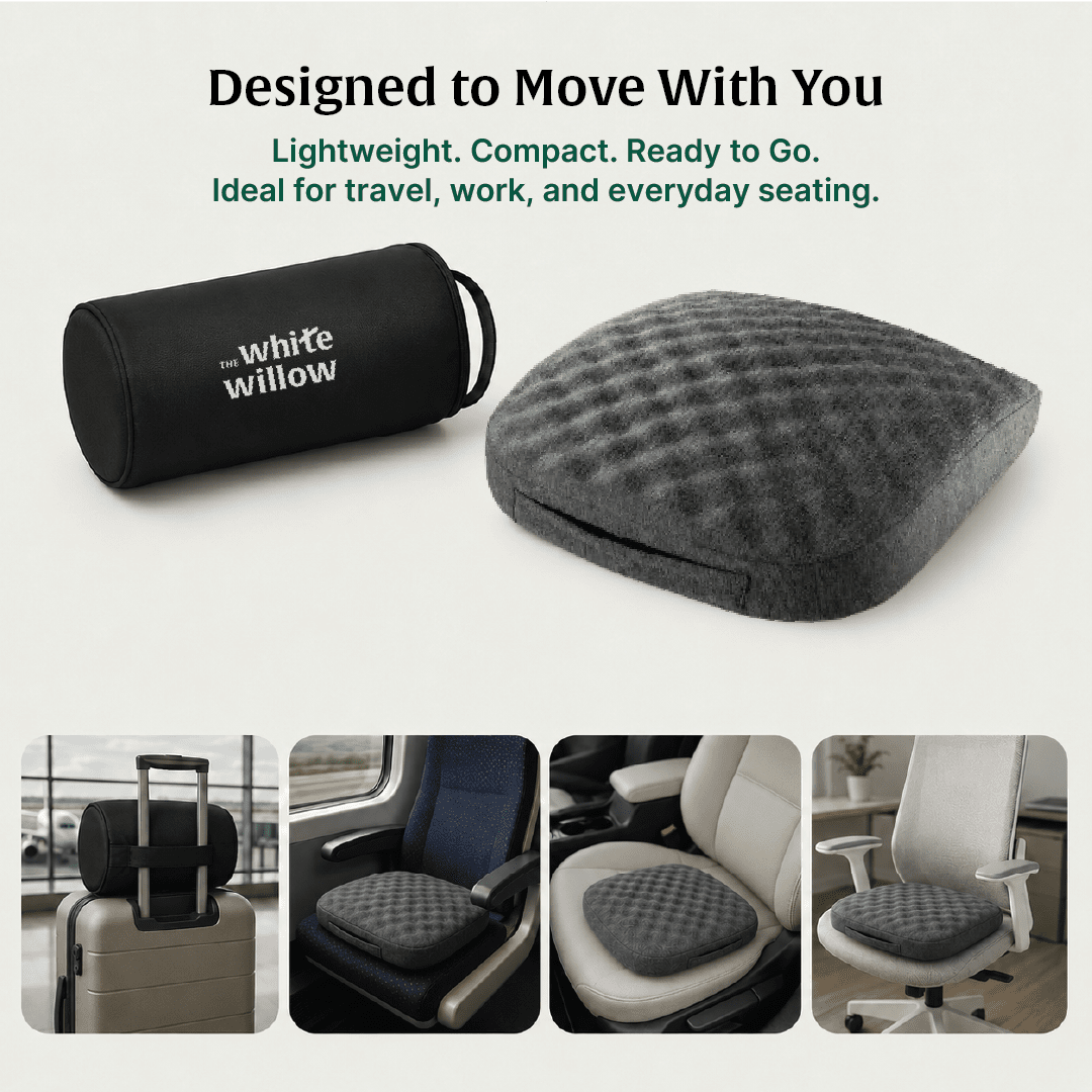 TravelEase Travel Seat Cushion - The White Willow