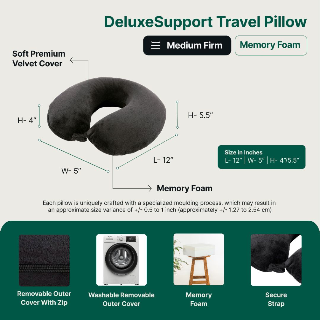 Classic Comfort Travel Pillow