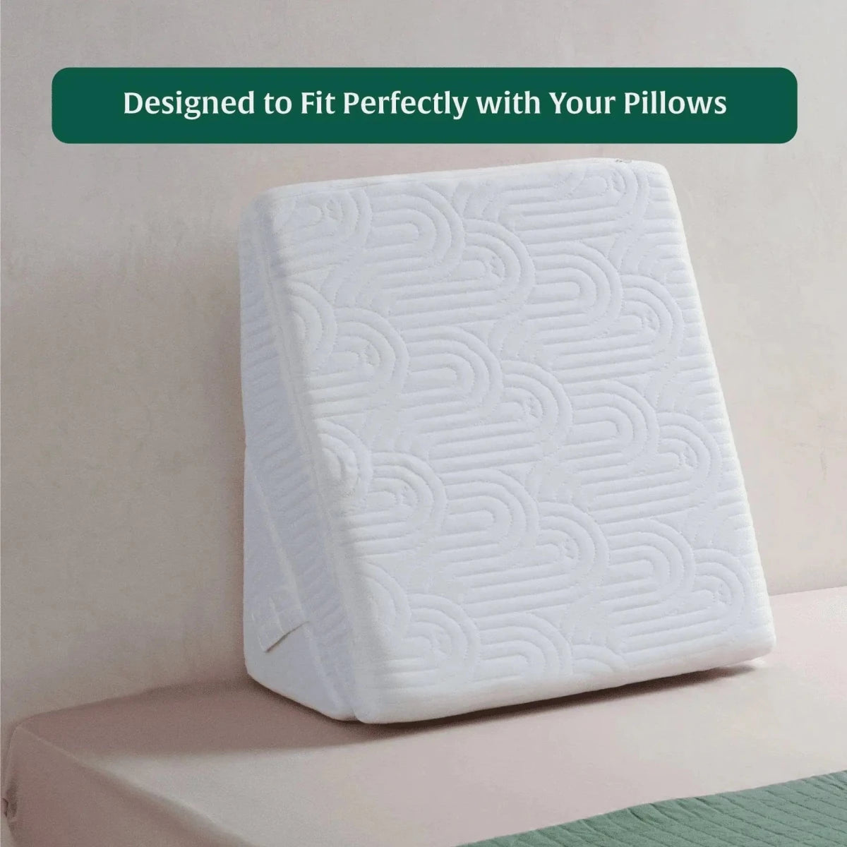 Adjustable Soft Fabric Wedge Pillow Cover - Pillow Cover - The White Willow