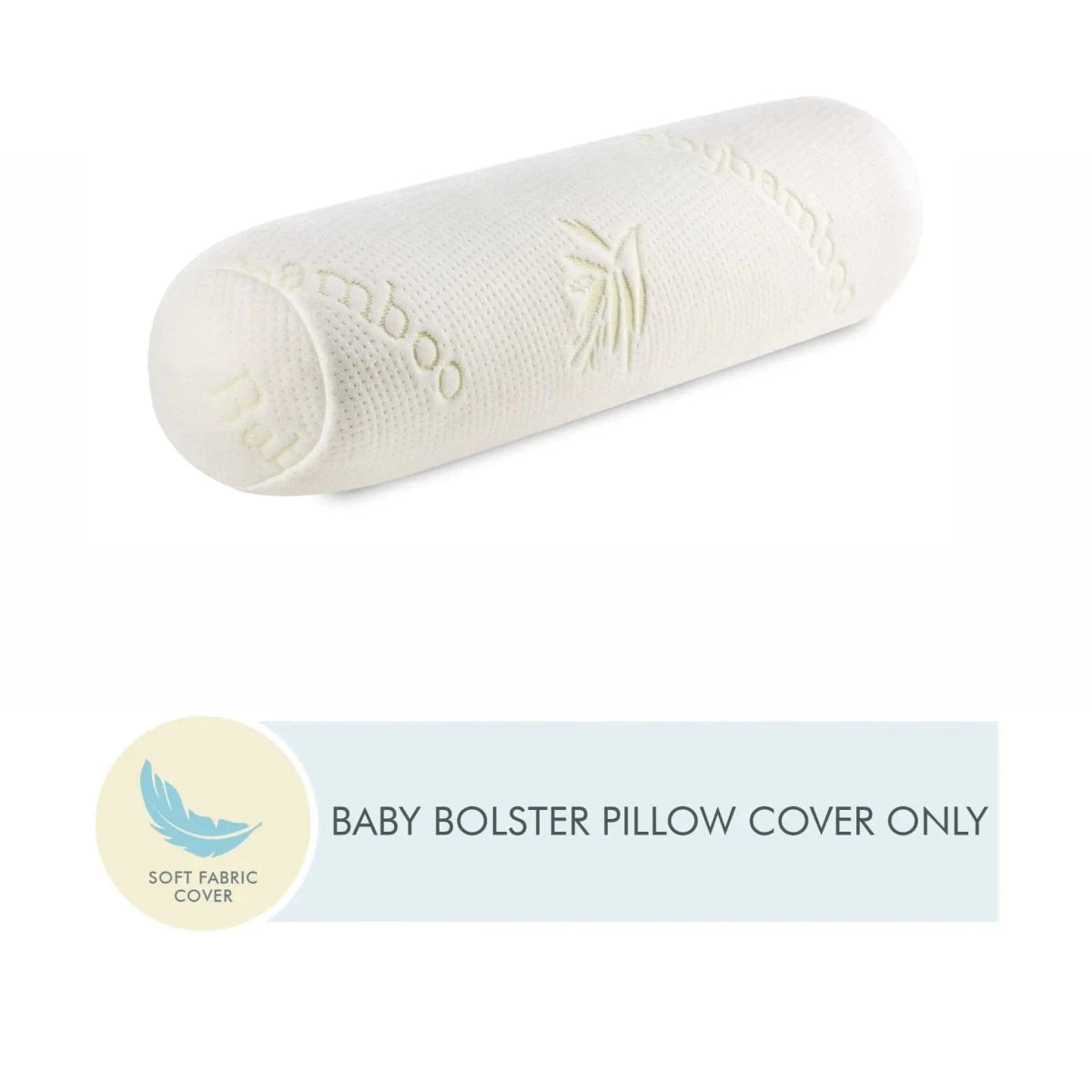 Baby Bolster Pillow Cover Only - Pillow Cover - The White Willow