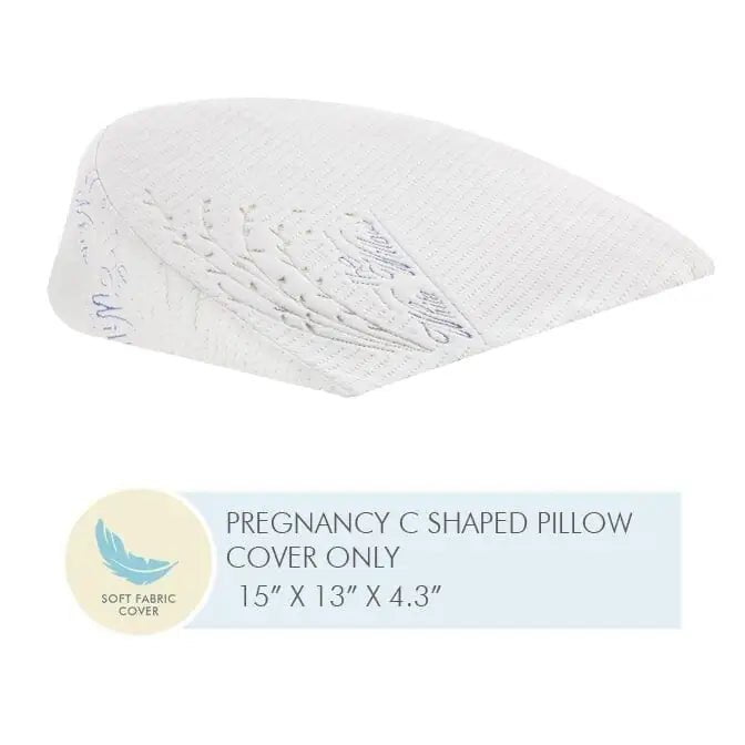 Baby C Shaped Crib Wedge Pillow Cover Only - Pillow Cover - The White Willow