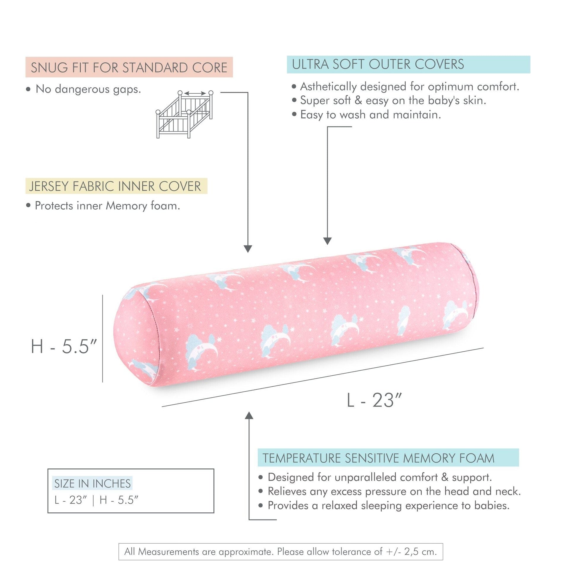 Baby Rosa - Baby Essentials Combo - Soft Combo-0-12 Months-Baby-Pillow The White Willow 