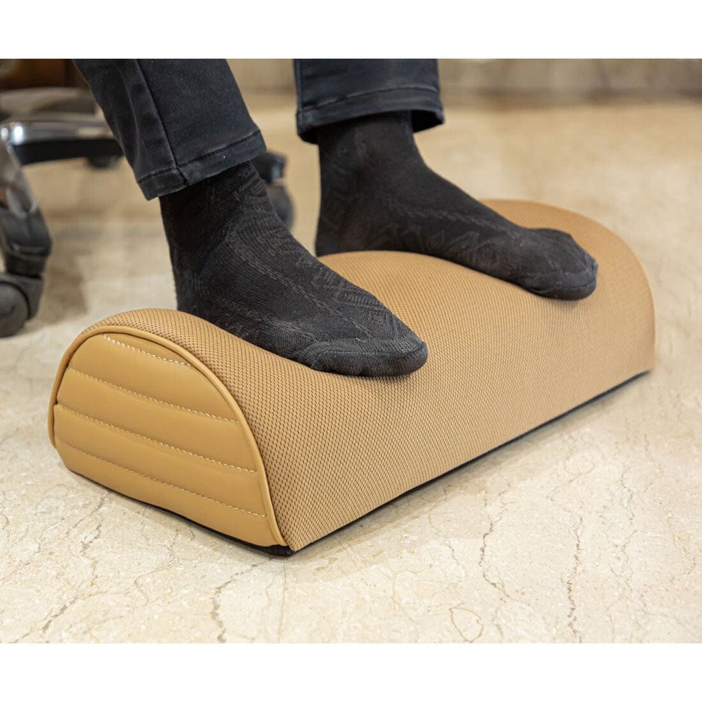 BeatriX - High Resilience (HR) Foam Foot Rest Cushion for Feet & leg Support - Firm Foot Rest Cushion The White Willow 