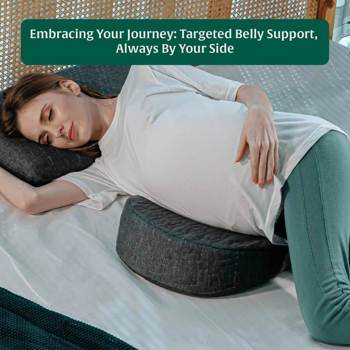 Blissful Bump Embrace Pregnancy Pillow - Pregnancy Pillow - The White Willow