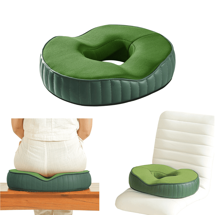 Circle Ease Donut Pillow Seat Cushion The White Willow Soft ~ Memory Foam ~ Below 60 kg Forest 