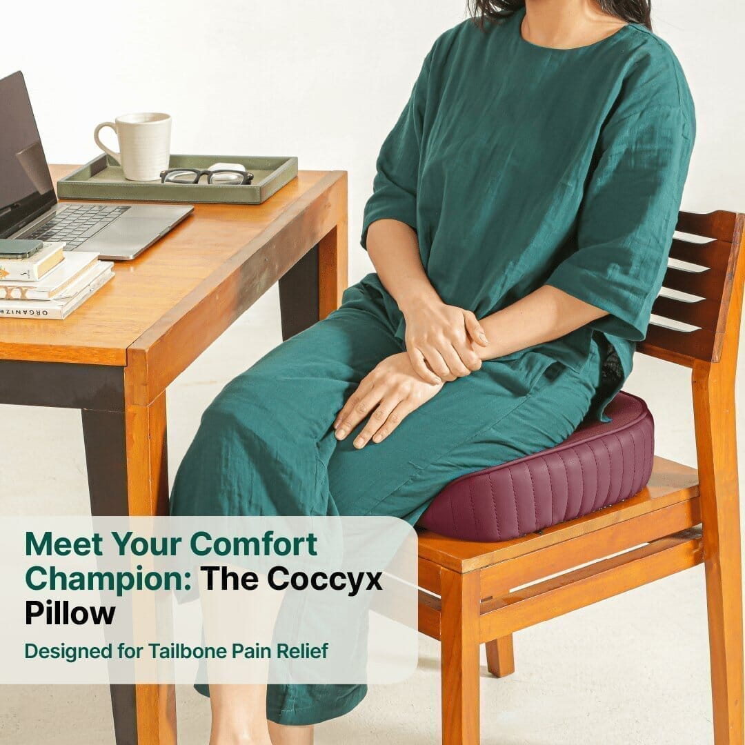 Coccyx Care Cushion - Seat Cushion - The White Willow