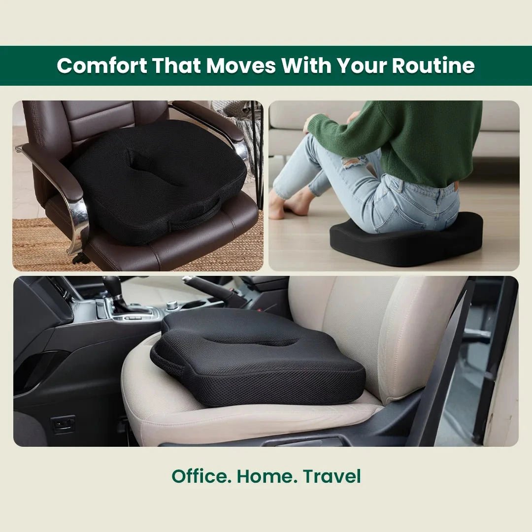 Coccyx Care Cushion - Seat Cushion - The White Willow