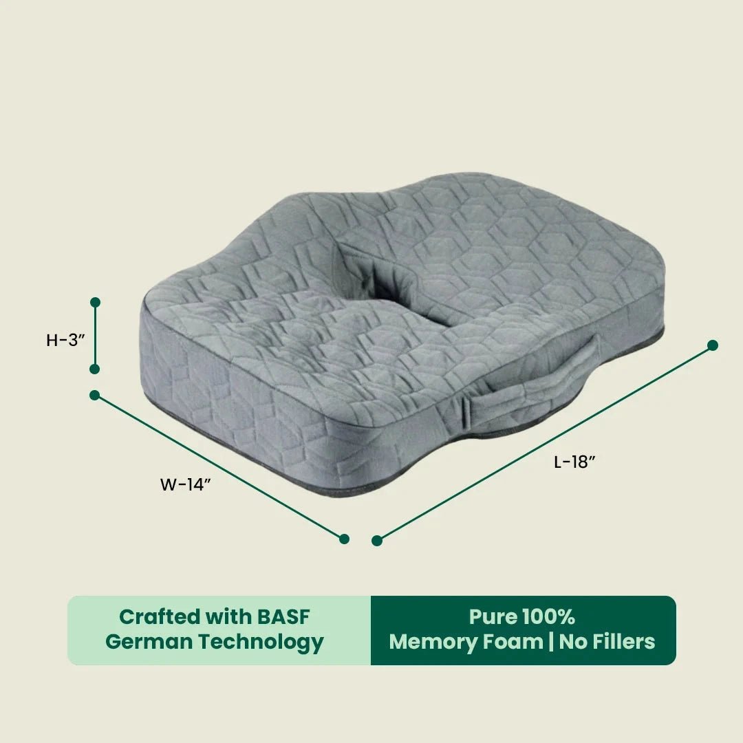 Coccyx Care Cushion - Seat Cushion - The White Willow