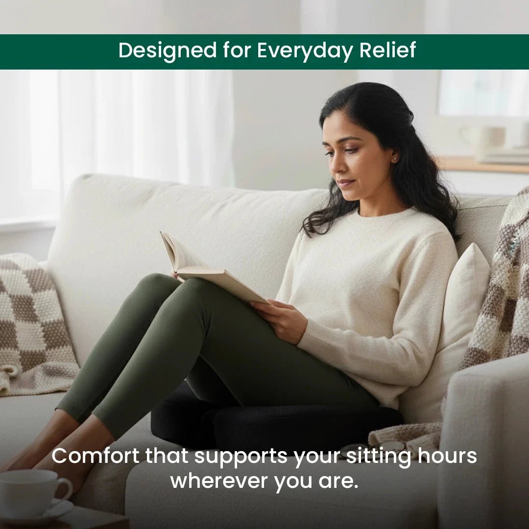 Coccyx Care Cushion - Seat Cushion - The White Willow