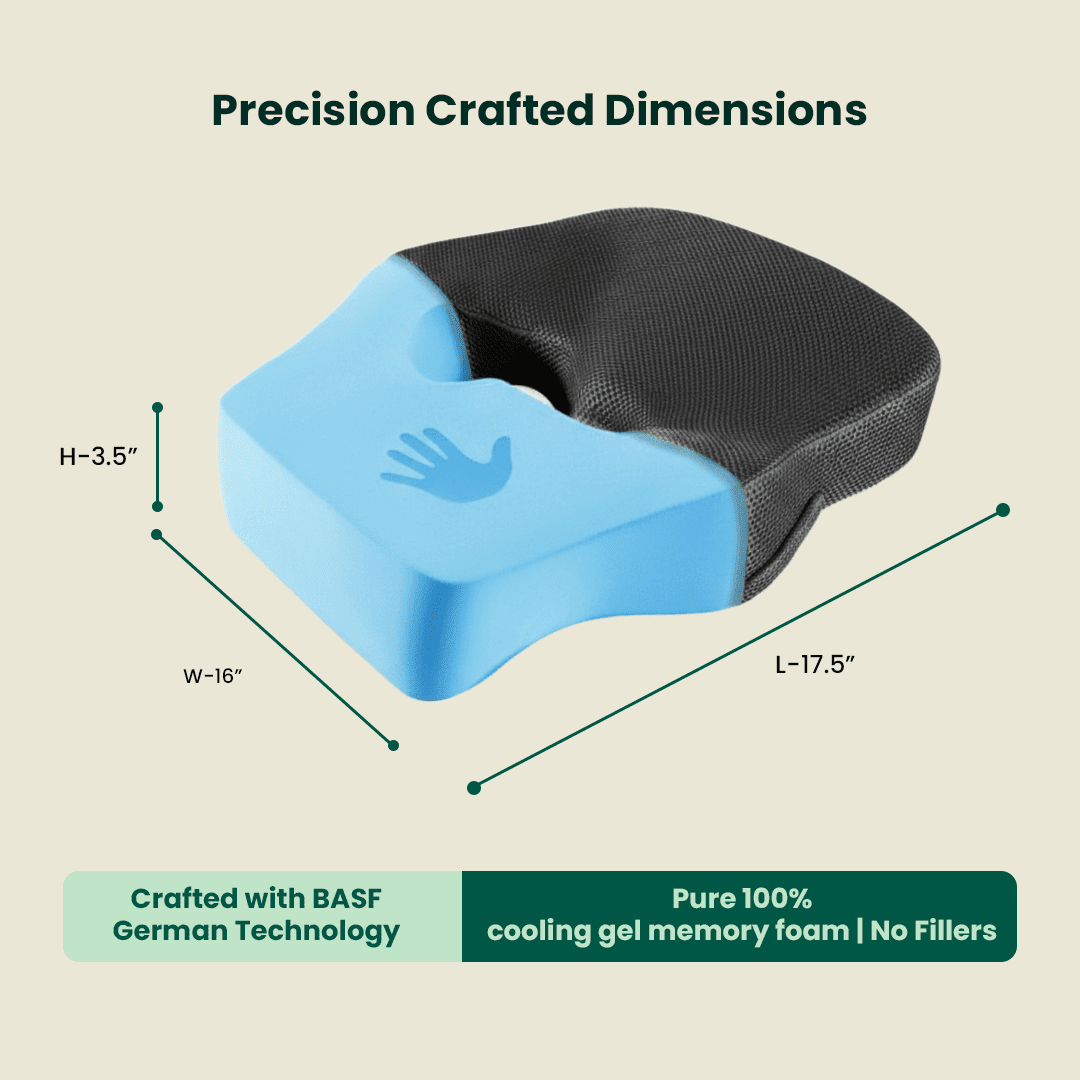 Coccyx Care Cushion - Seat Cushion - The White Willow