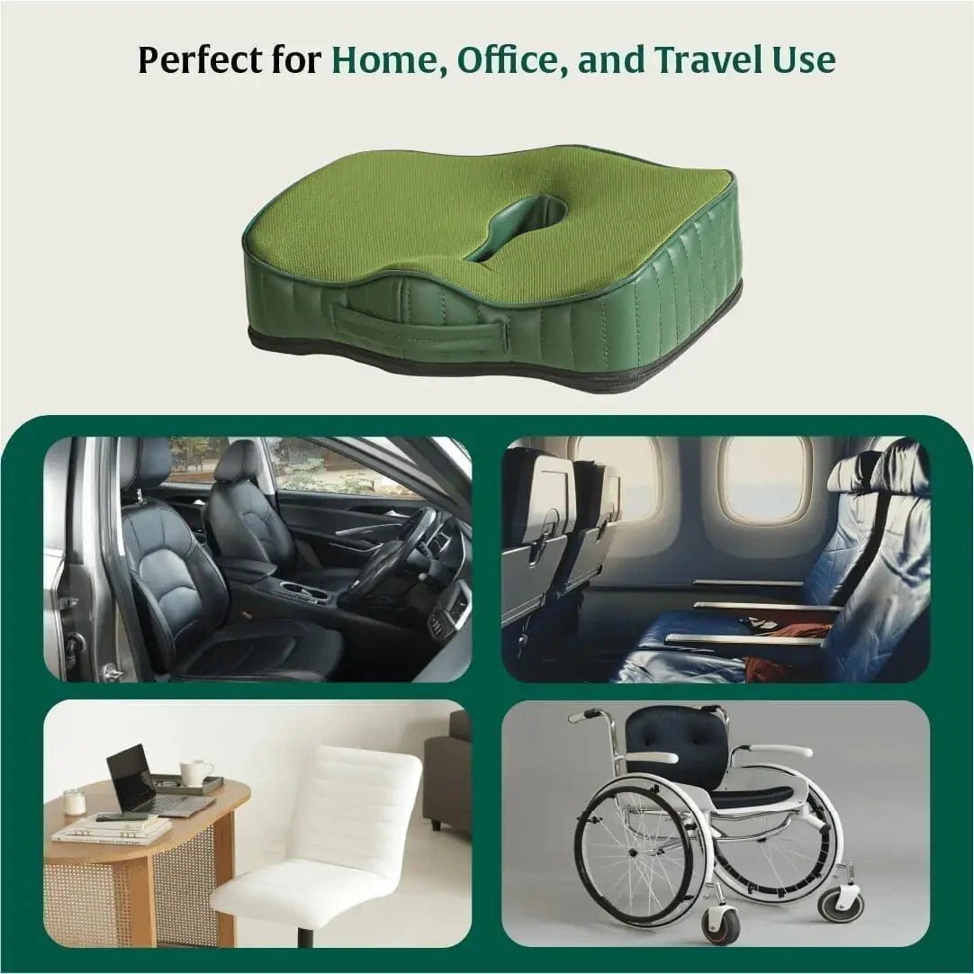 Coccyx Care Cushion - Seat Cushion - The White Willow