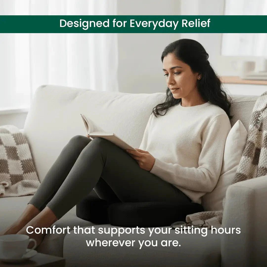 Coccyx Care Cushion - Seat Cushion - The White Willow