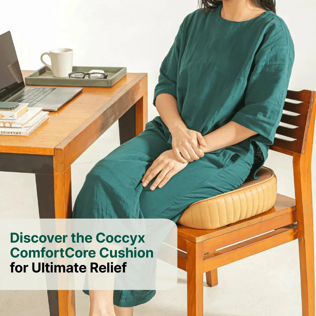Coccyx ComfortCore Cushion - Seat Cushion - The White Willow