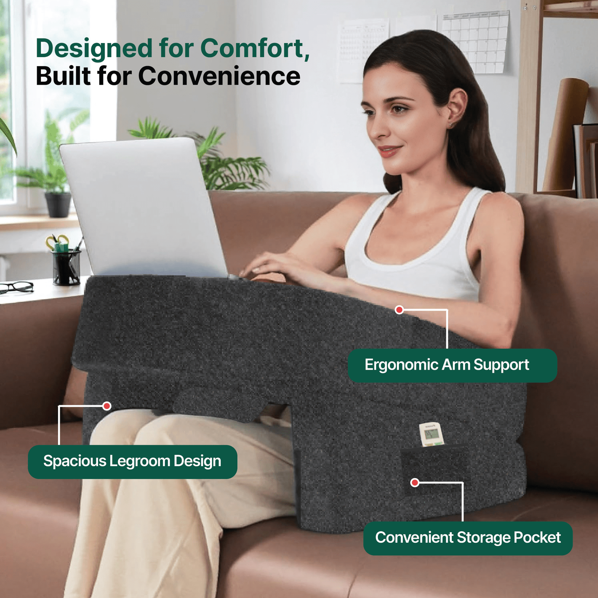 ComfortPro Lap Desk Pillow - Lap Desks - The White Willow