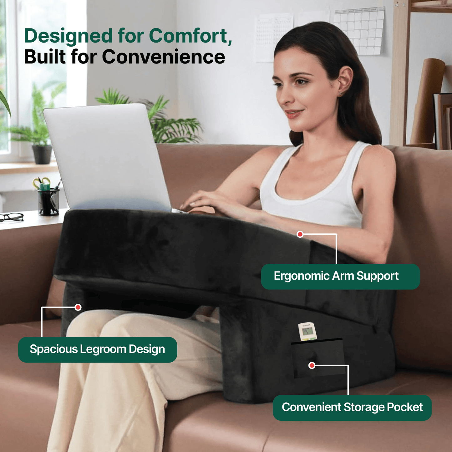 ComfortPro Lap Desk Pillow - Lap Desks - The White Willow