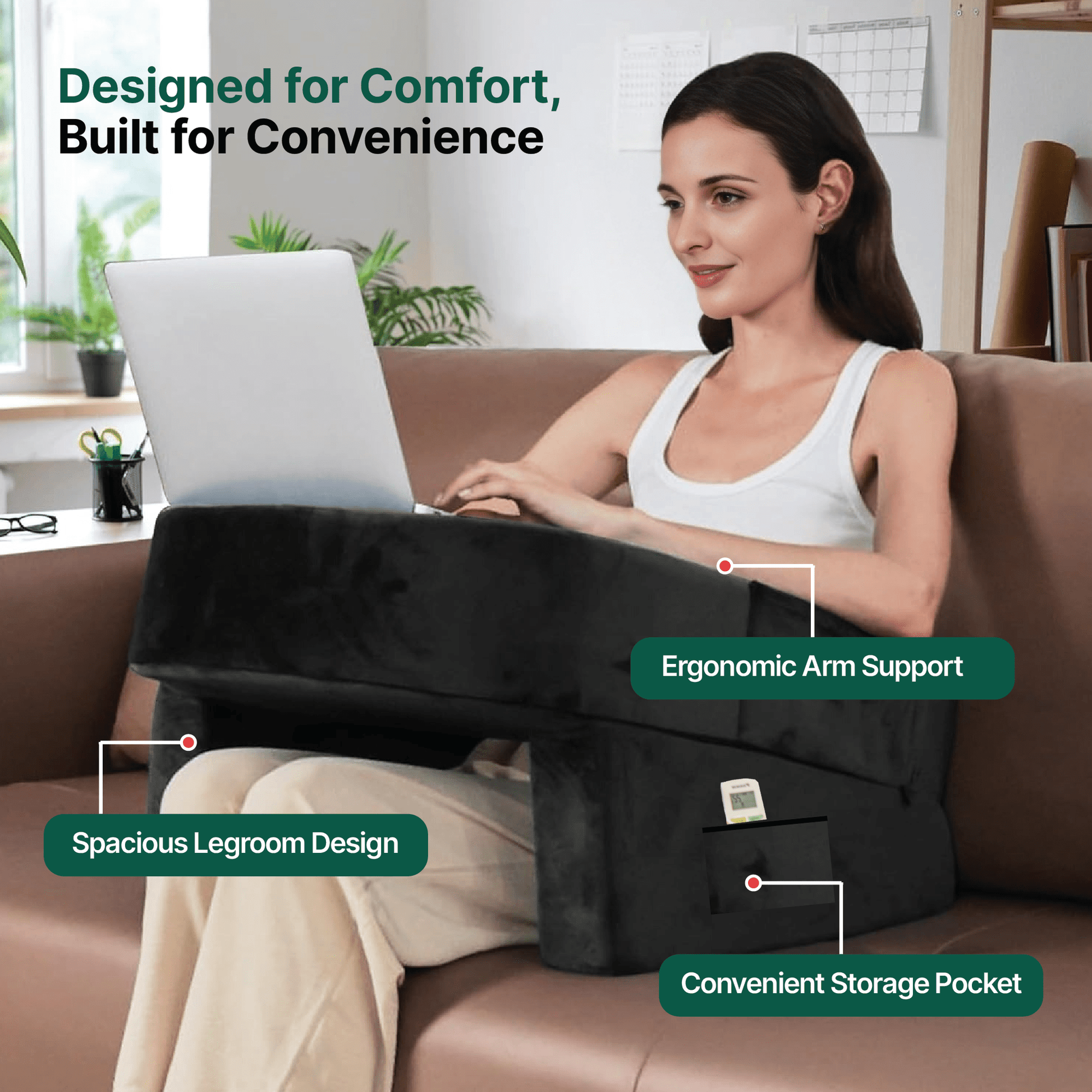 ComfortPro Lap Desk Pillow - Lap Desks - The White Willow