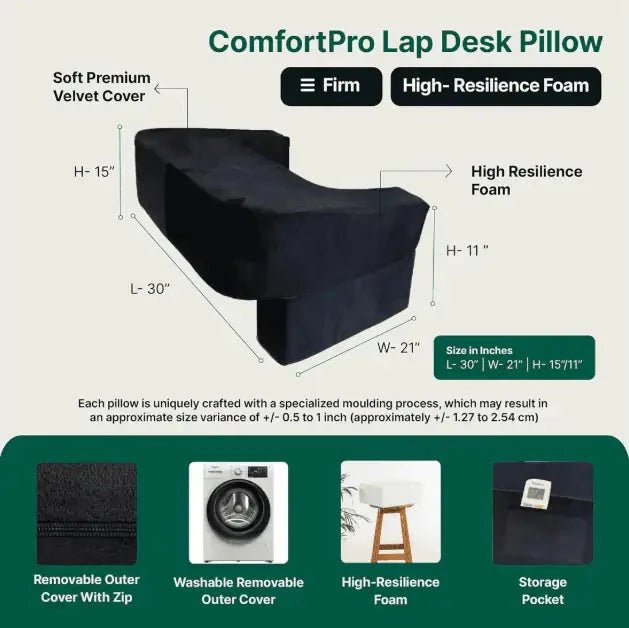 ComfortPro Lap Desk Pillow - Lap Desks - The White Willow