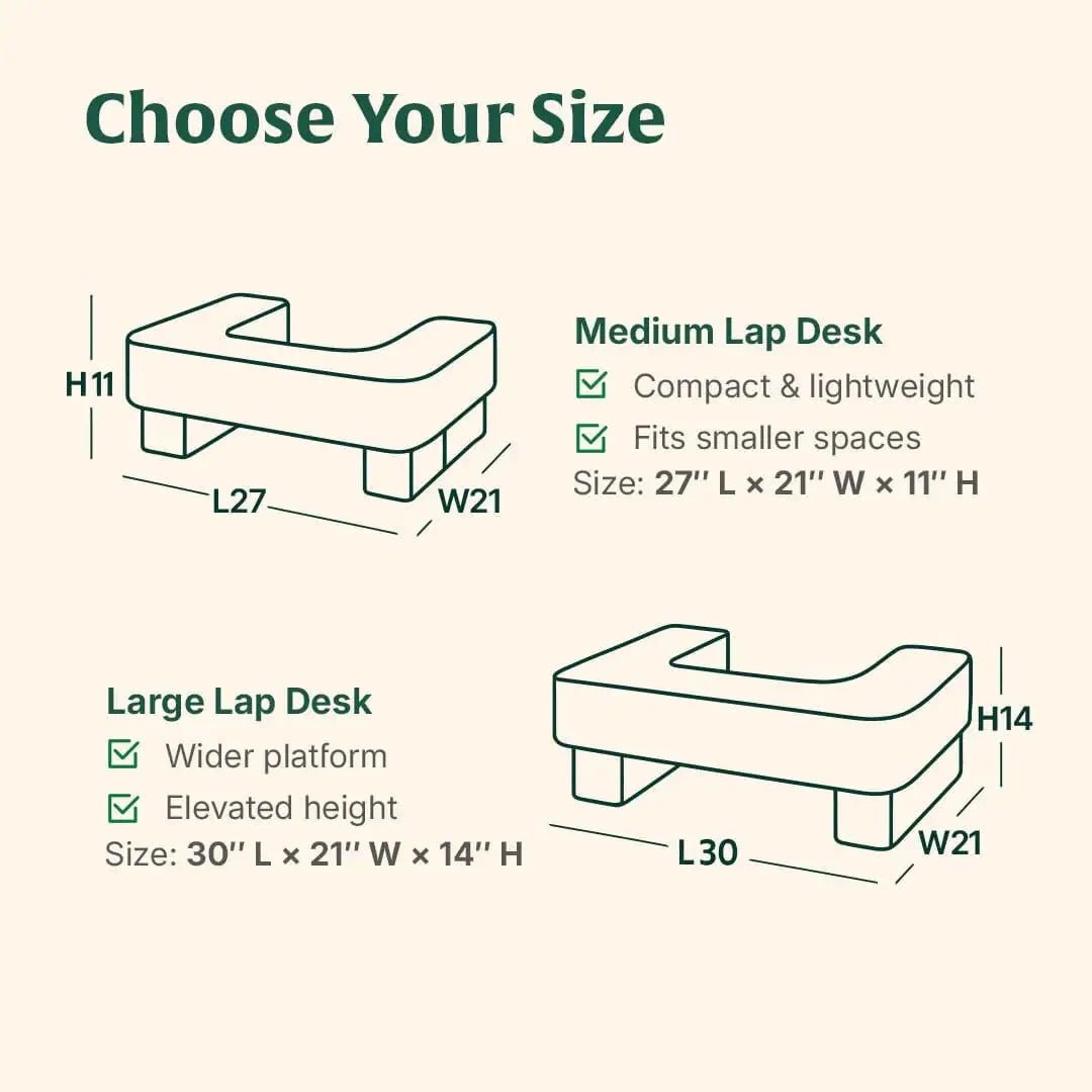ComfortPro Lap Desk Pillow - Lap Desks - The White Willow