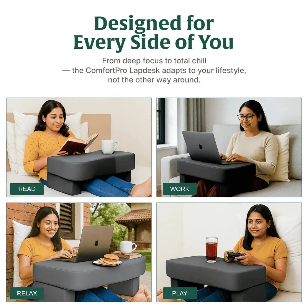 ComfortPro Lap Desk Pillow - Lap Desks - The White Willow