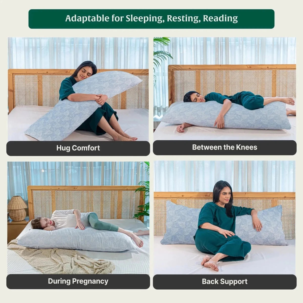 Comfy Nest Full Body Pillow - Body Pillow - The White Willow