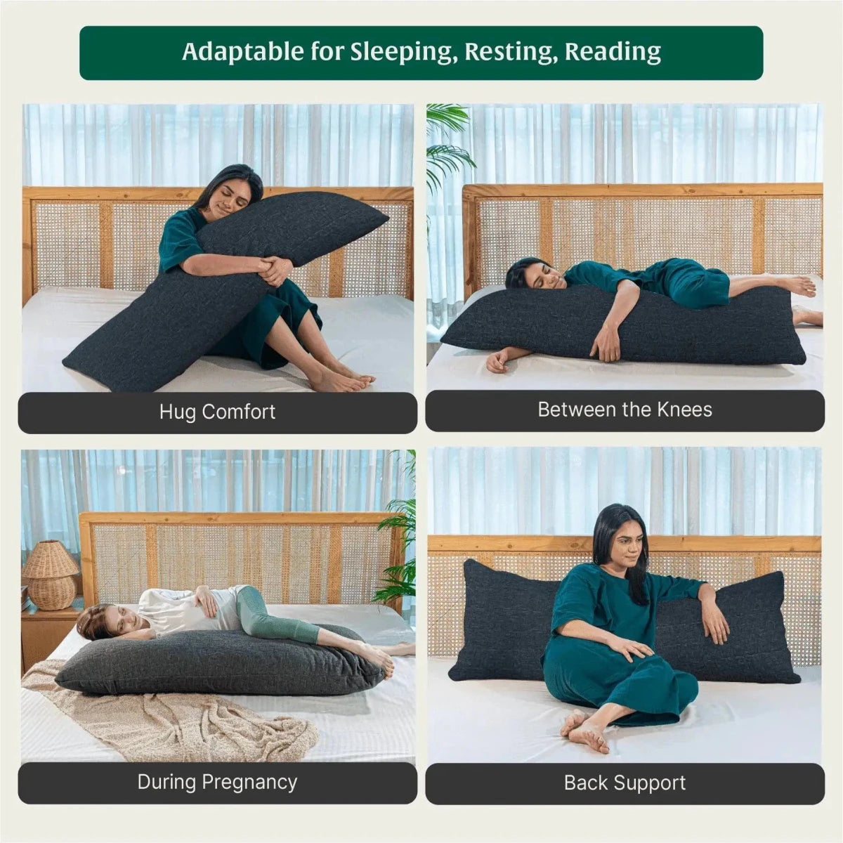 Comfy Nest Full Body Pillow - Body Pillow - The White Willow