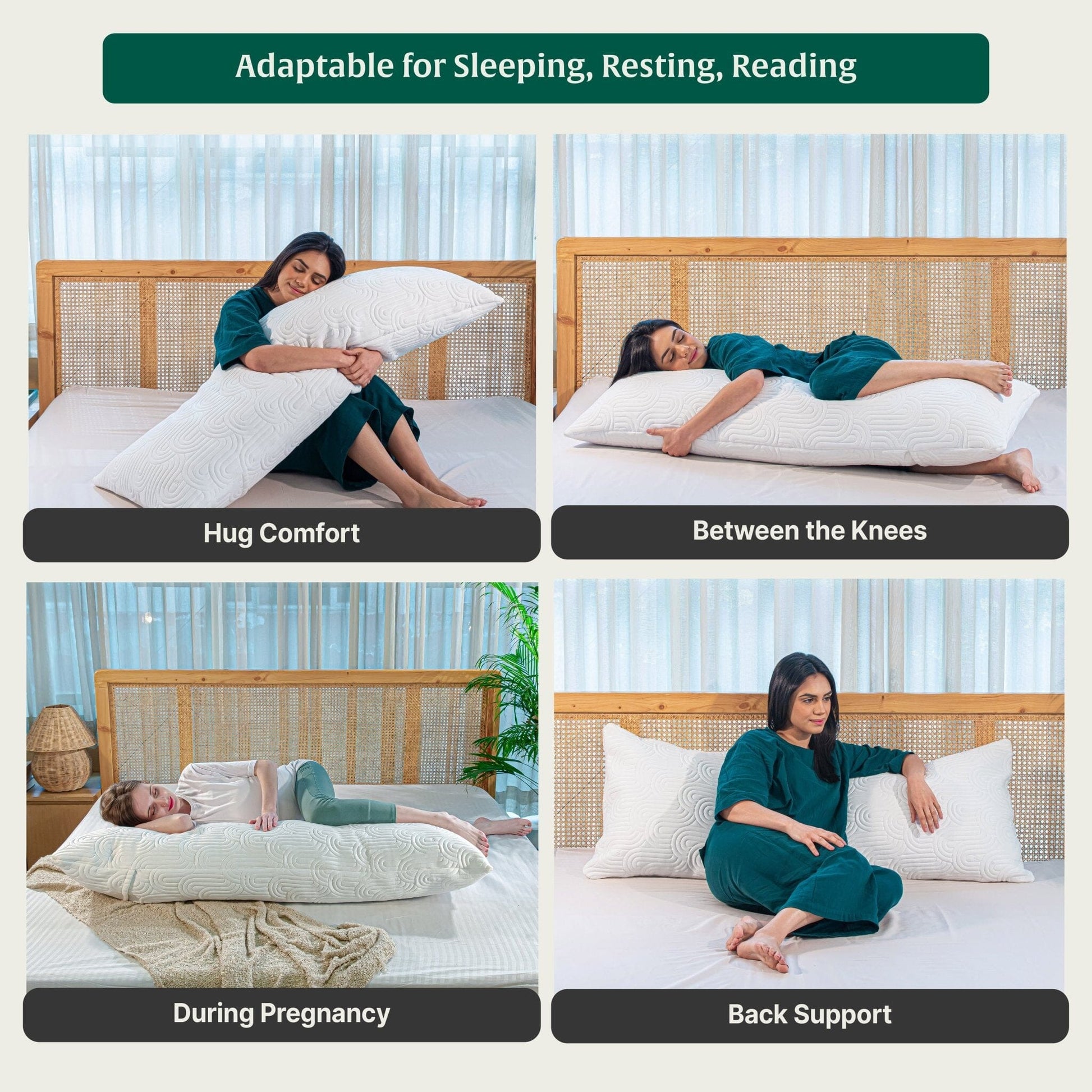 Comfy Nest Full Body Pillow Body Pillow The White Willow 