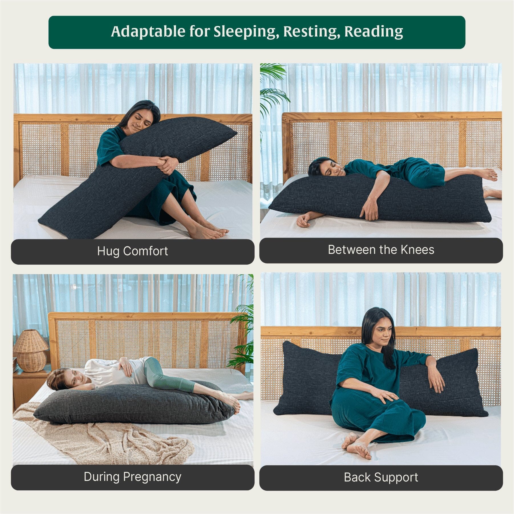 Comfy Nest Full Body Pillow Body Pillow The White Willow 