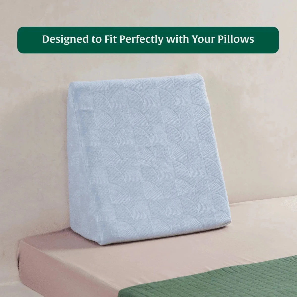 Cooling Gel Memory Foam Original Bed Wedge Pillows Cover - Pillow Cover - The White Willow