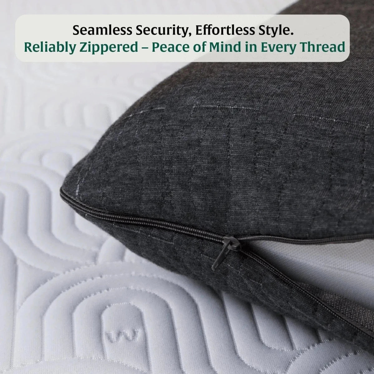 Cooling Gel Memory Foam Original Bed Wedge Pillows Cover - Pillow Cover - The White Willow
