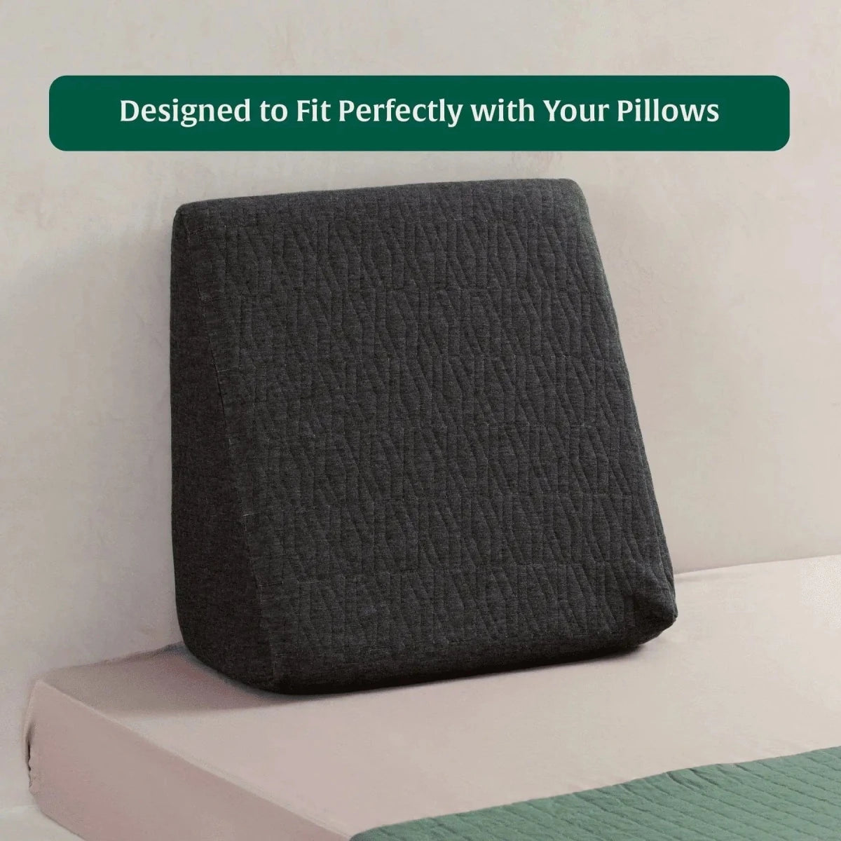 Cooling Gel Memory Foam Original Bed Wedge Pillows Cover - Pillow Cover - The White Willow