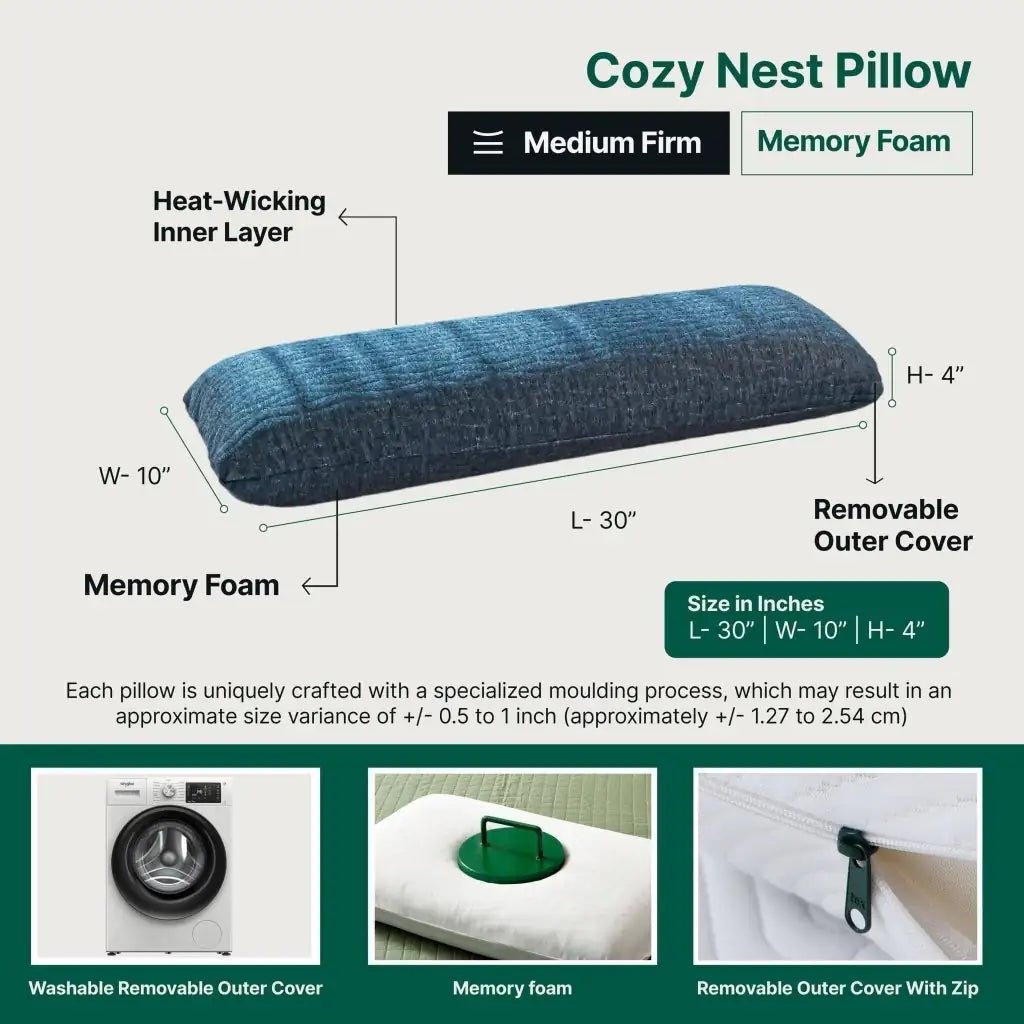Cozy Nest Body Pillow - Body Pillow - The White Willow