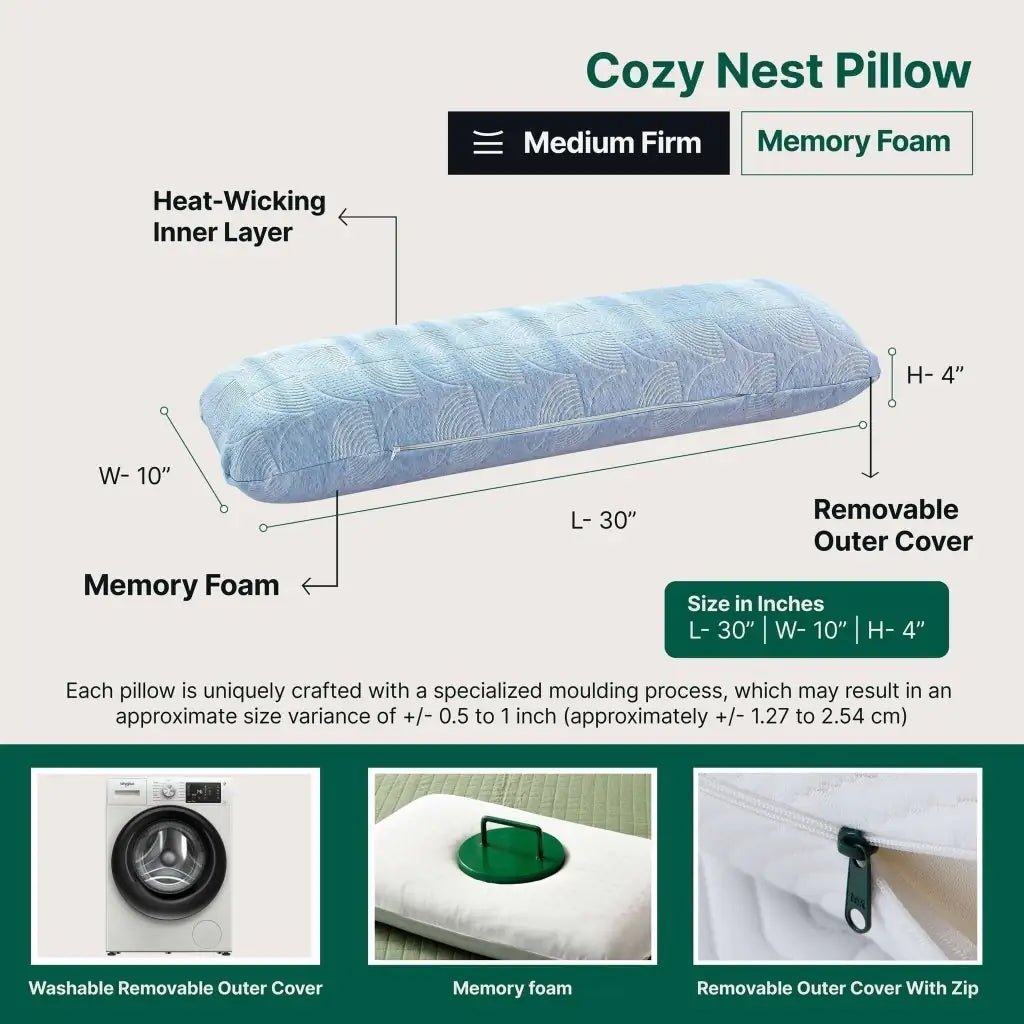 Cozy Nest Body Pillow - Body Pillow - The White Willow