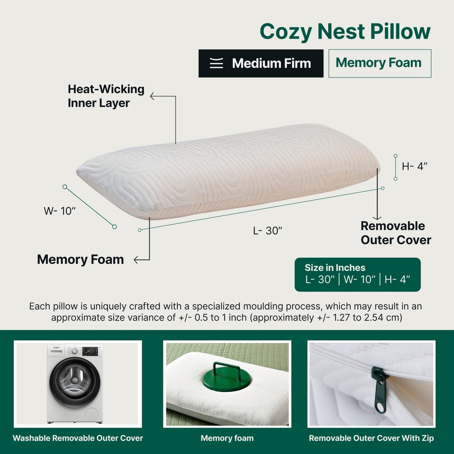 Cozy Nest Pillow - Body Pillow - The White Willow