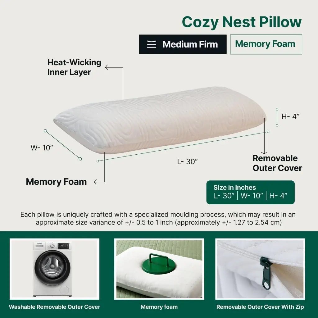 Cozy Nest Body Pillow - Body Pillow - The White Willow