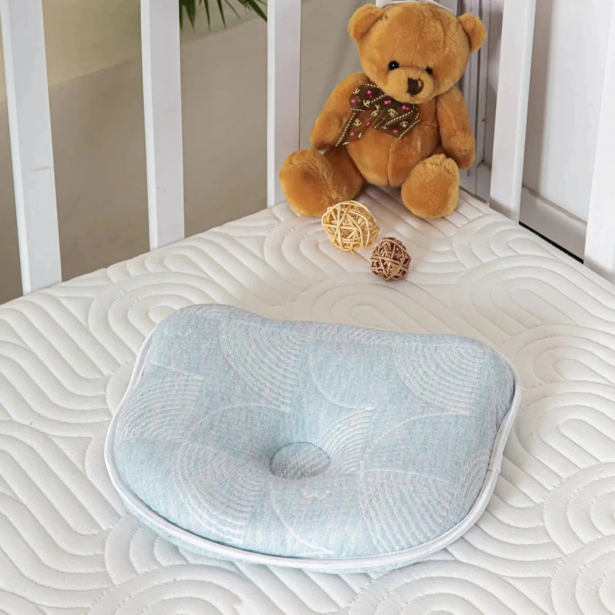 Cradle Cloud Baby Pillow Baby-0-12 Months-Pillow The White Willow Misty Blue Hush 
