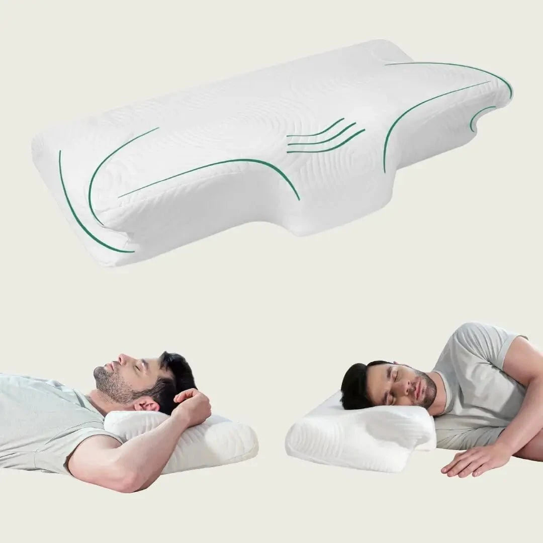 Dream Wings Butterfly Shoulder Support Pillow Contour Pillow The White Willow Lunar Soft 1 