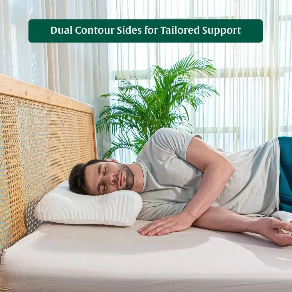 EaseAlign Neck Alignment Pillow Contour Pillow The White Willow 