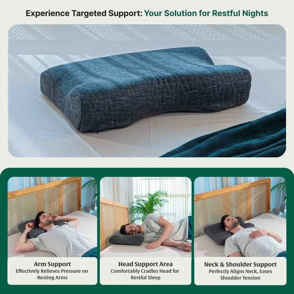 EaseAlign Neck Alignment Pillow Contour Pillow The White Willow 
