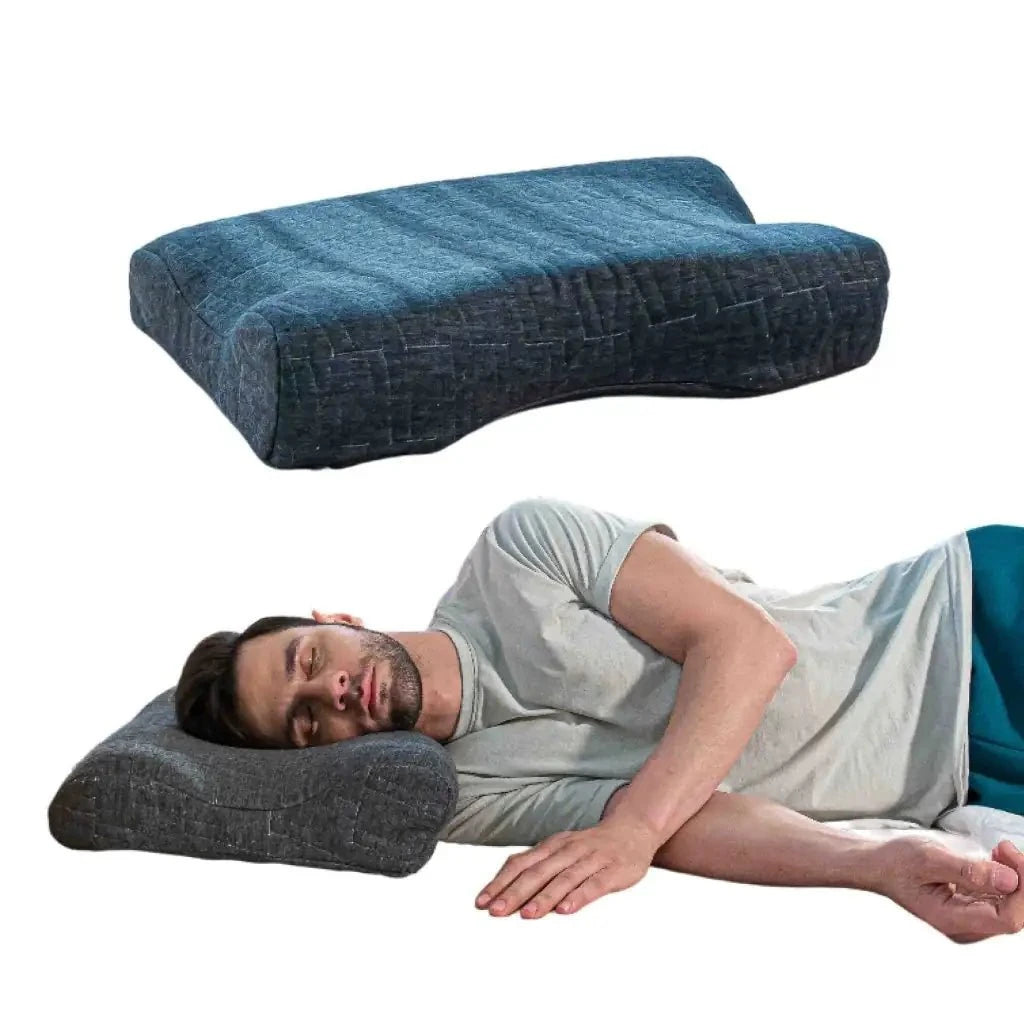 EaseAlign Neck Alignment Pillow Contour Pillow The White Willow Midnight Serene 