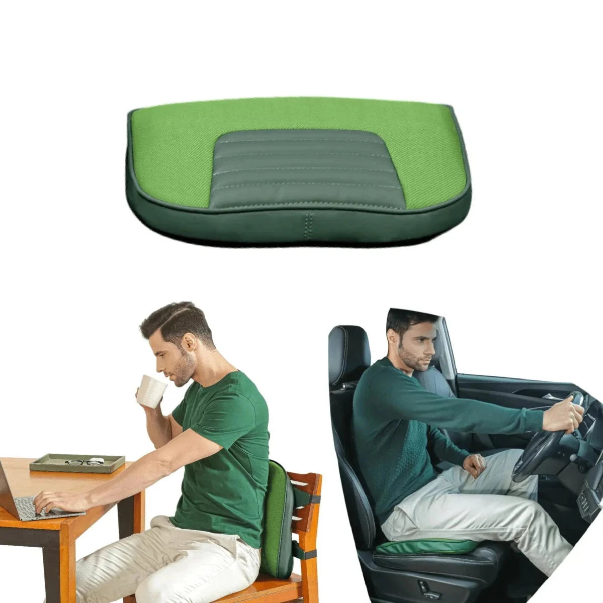 EaseOn-The-Go Travel Pillow Lumbar Back Support The White Willow Forest 