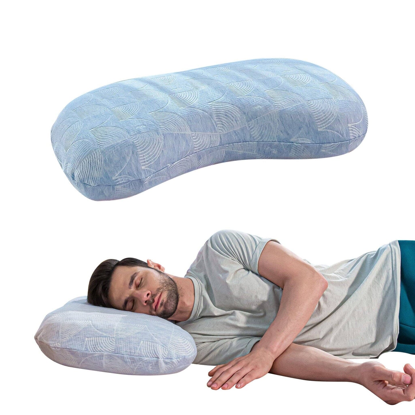 Eclipse Neck Comfort Pillow - Contour Pillow - The White Willow