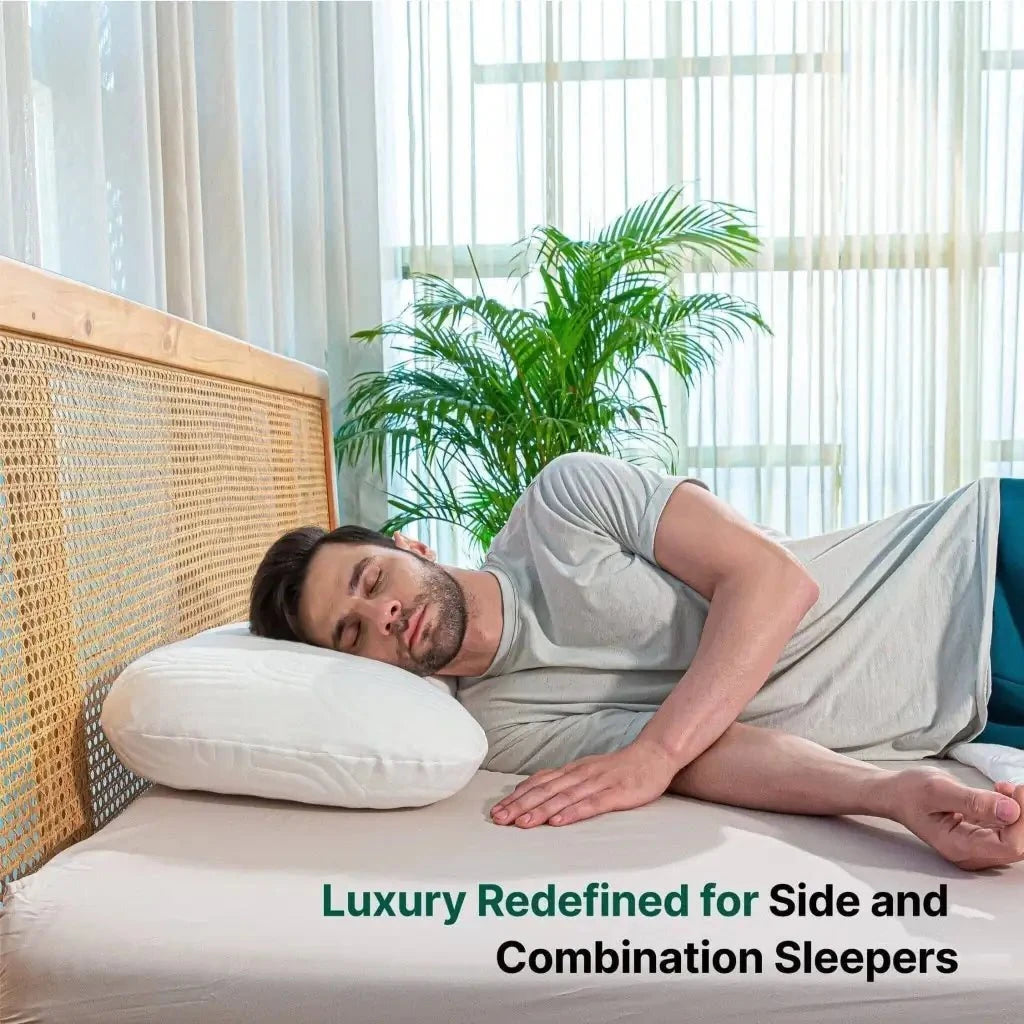 Eclipse Neck Comfort Pillow Contour Pillow The White Willow 